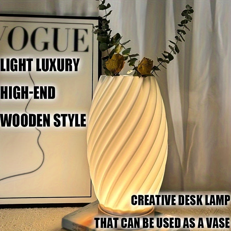 ModiLamp - Modern USB Bordslampa med 3-Färgers Belysning och Chic Design