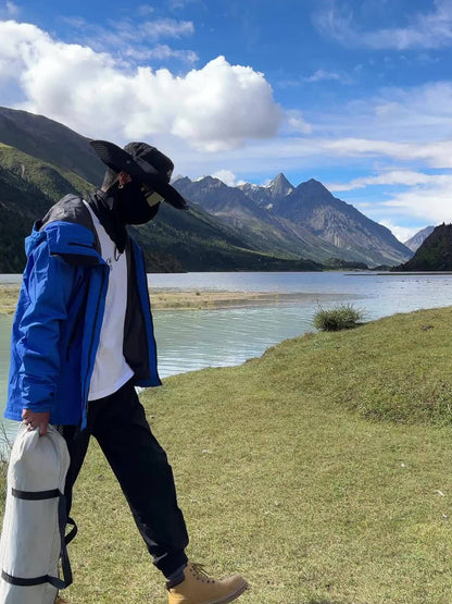 Campingtält med meshventilation och solskydd