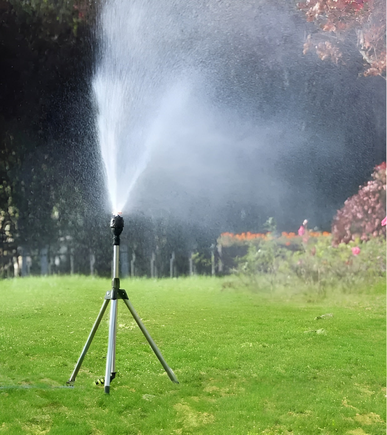 Trädgårdssprinkler med 360°-vridning – Effektiv bevattning för gräsmatta och rabatter