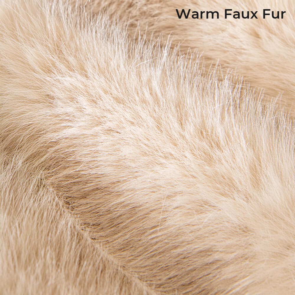 Varm Tjock Faux Fur Soffskydd Antisklipp Sofföverdrag