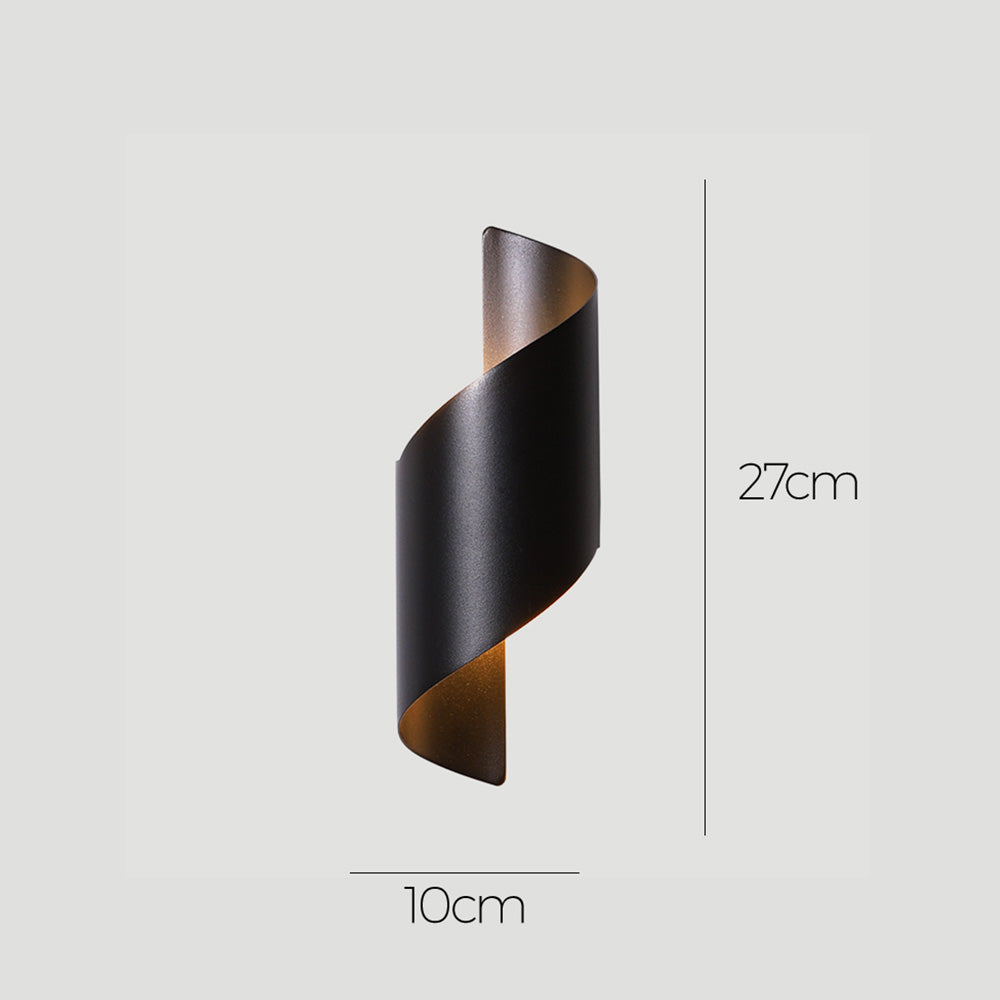 LED Vägglampa med Minimalistisk Aluminiumdesign