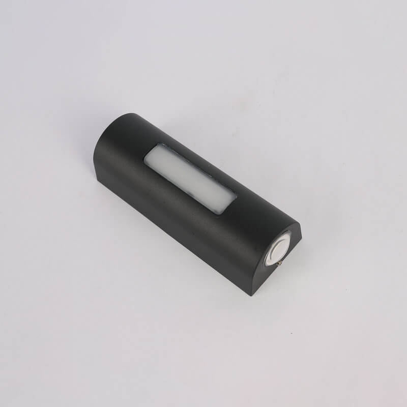 Modern minimalistisk cylindrisk LED-utomhusvägglampa