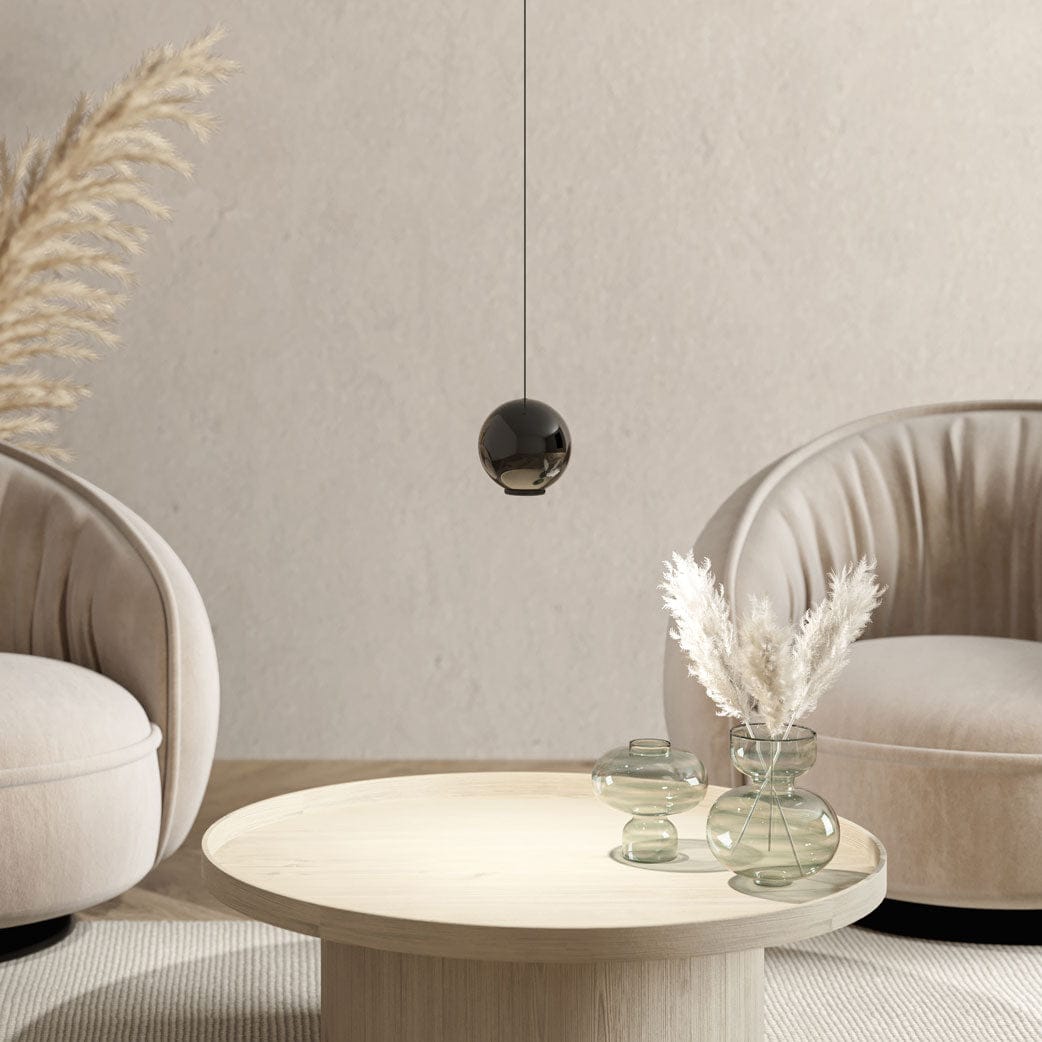 GlowOrbis – Justerbar LED Taklampa med Varmt Ljus