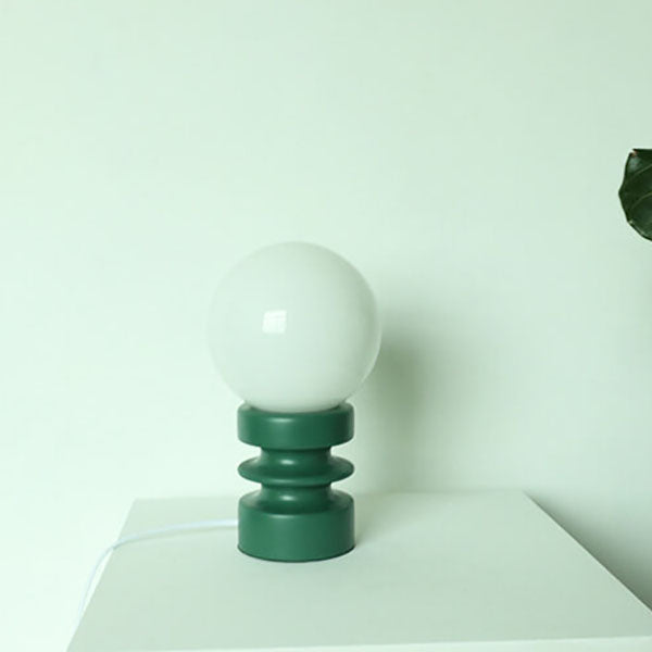 RetroGlow - Trendy vintage bordslampa med färgglad retro charm för mysiga rum