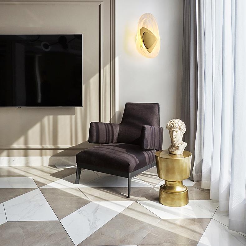 Nordisk Modern Kristall Vägglampa - Elegans &amp; Ljus