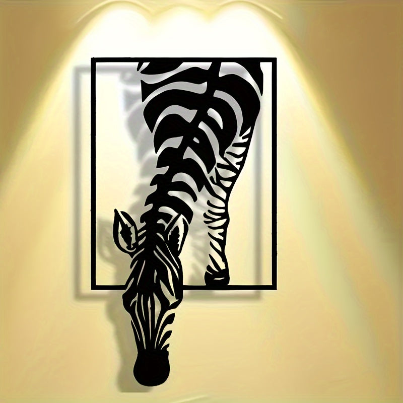 Zebra Silhouette Väggdekoration - Stilfull Elegans för Ditt Utrymme