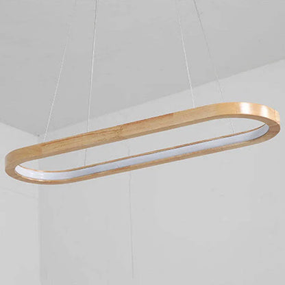 Taklampa trä LED hänglampa