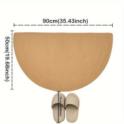 Boho handvävd badmatta – Perfekt för ditt badrum eller entré