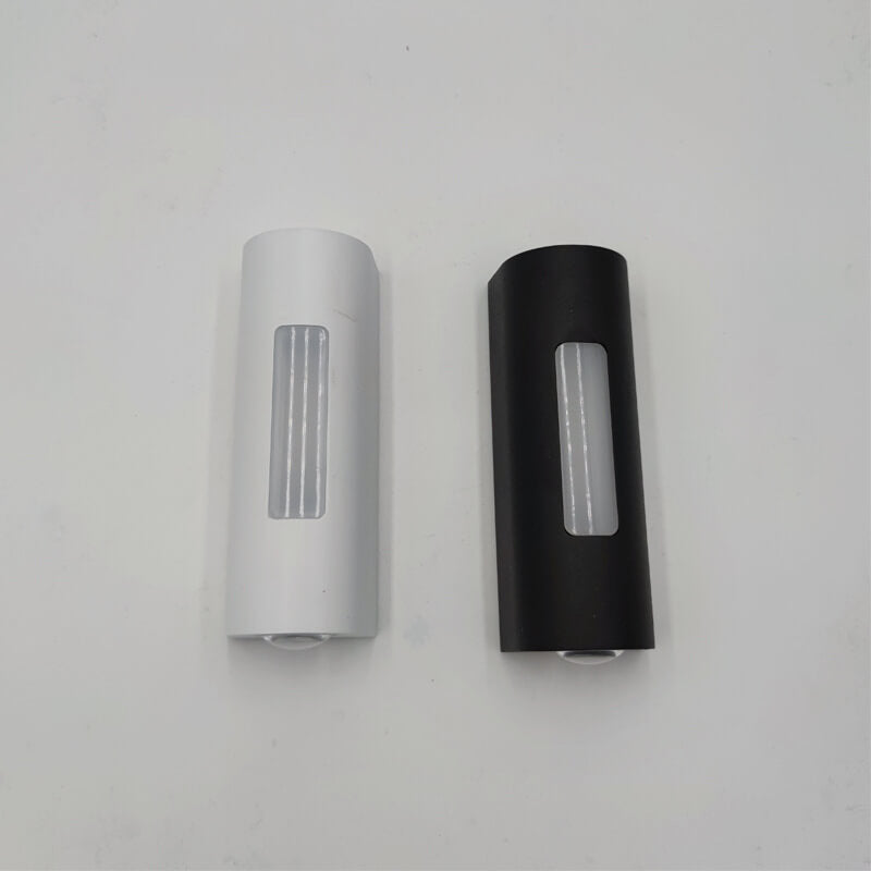 Modern minimalistisk cylindrisk LED-utomhusvägglampa
