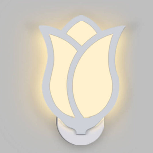 RoséGlow - Kreativ rosdesign LED vägglampa för en mysig atmosfär