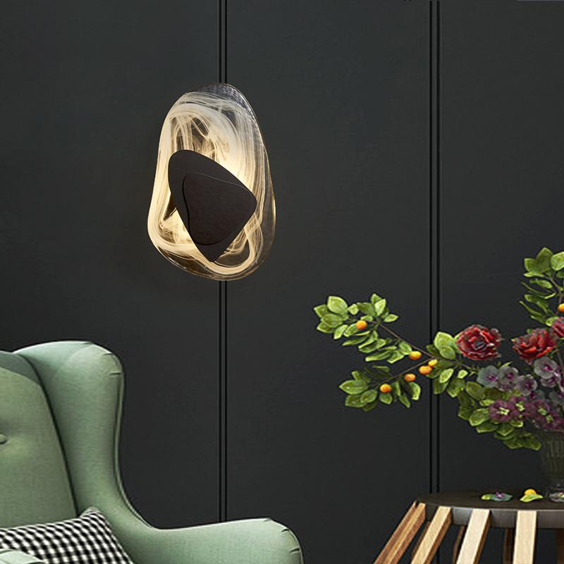 Nordisk Modern Kristall Vägglampa - Elegans &amp; Ljus