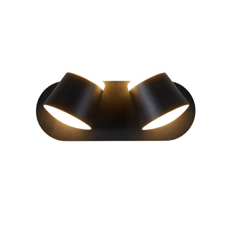 ScandiGlow – Justerbar LED Vägglampa med Cylinderformad Skärm, Finns i 1/2/3 Ljuspunktet