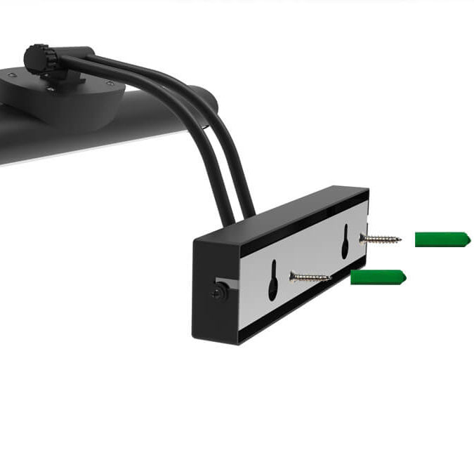 Minimalistisk justerbar LED-vägglampa i balkform för badrum