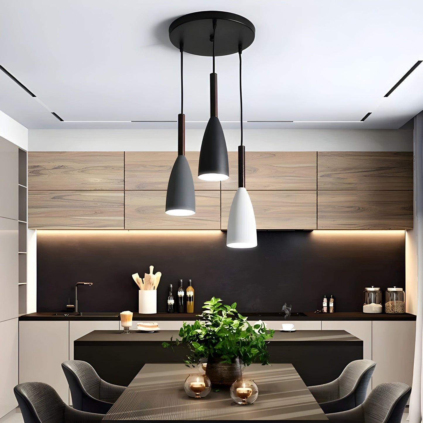 RetroSphere Light - Nordisk Pendellampa Justerbar Ljus