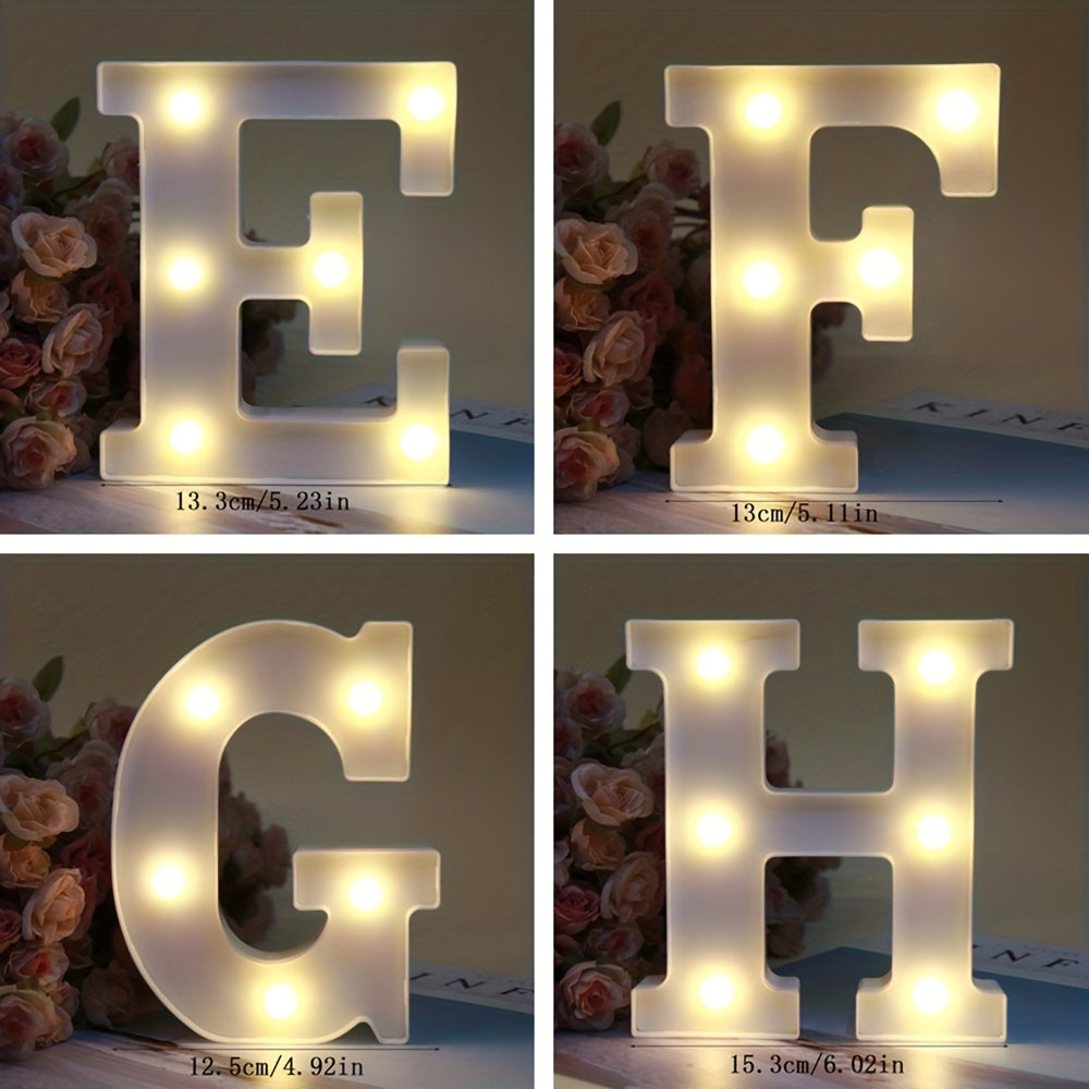AlphaGlow - LED Dekorativ Bokstavslampa med Batteridrift