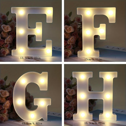 AlphaGlow - LED Dekorativ Bokstavslampa med Batteridrift