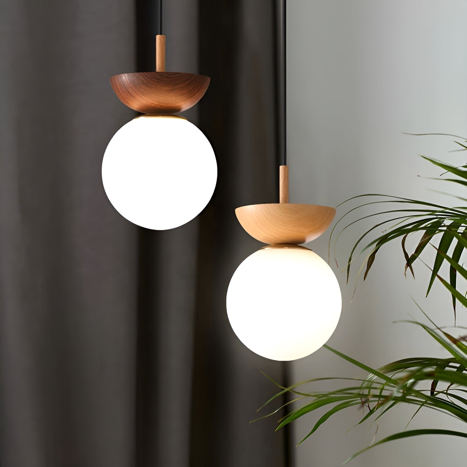BalconyBloom Light - LED-taklampa i japansk stil