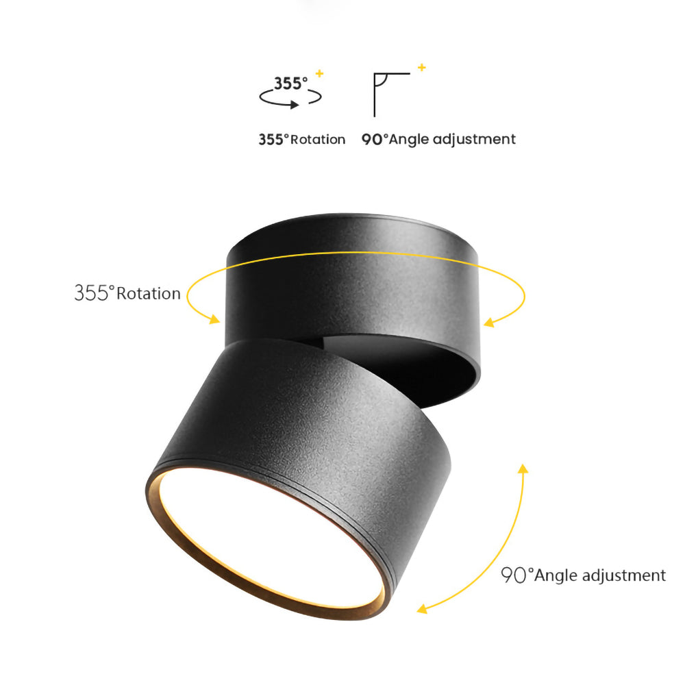 LED Taklampa med Justerbar Spotlighthuvud