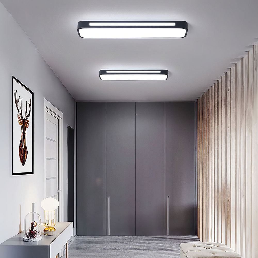 Nordisk Stil Lång LED Taklampa – Minimalistisk Design