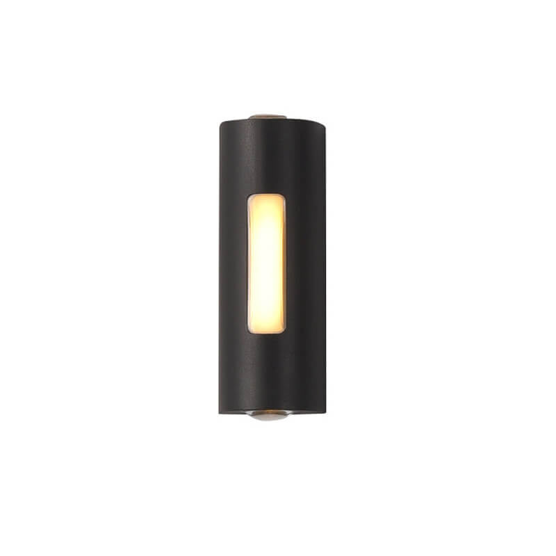 Modern minimalistisk cylindrisk LED-utomhusvägglampa