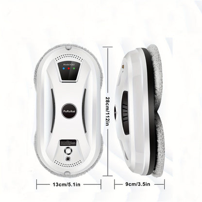 Fullt automatiskt fönsterputs - Intelligent glasrengörare med fjärrkontroll för effektiv rengöring