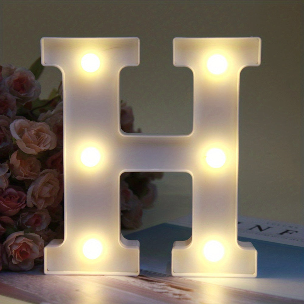 AlphaGlow - LED Dekorativ Bokstavslampa med Batteridrift
