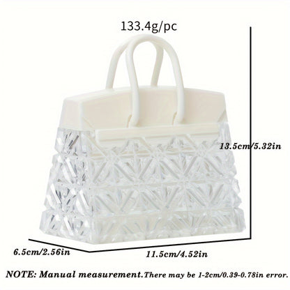 GlowSquare - Chic LED Bordslampa med Modern Polerad Yta