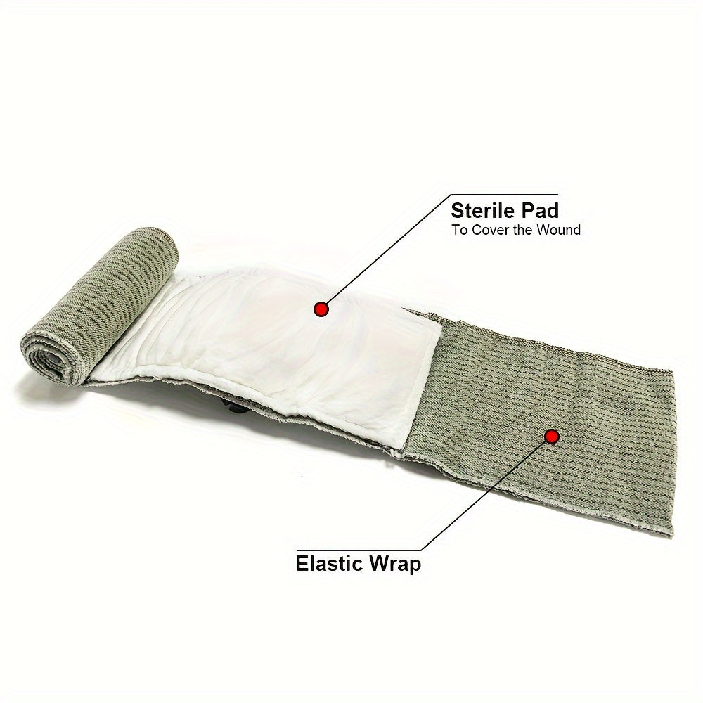 Carvallo Första-hjälpen-bandage Mediflex | Med Steril Wundplåster | 10,5 × 162 cm | Flexibel & Hygienisk
