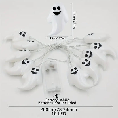 Halloween Ljuslina – Batteridrivna LED-Deko för skrämmande fester