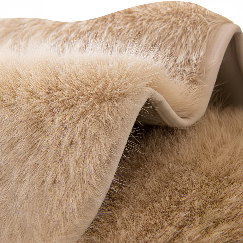 Varm Tjock Faux Fur Soffskydd Antisklipp Sofföverdrag