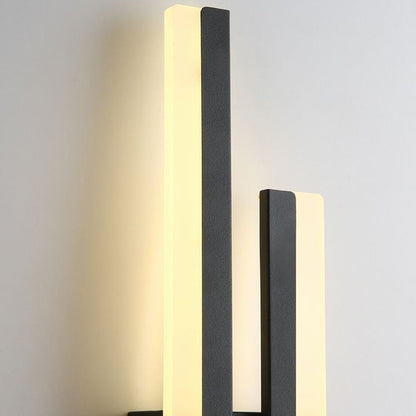 Akryl LED Vägglampa | Vardagsrum | Metall-Akryl | 18,9&quot; Armatur | Brick by Brick