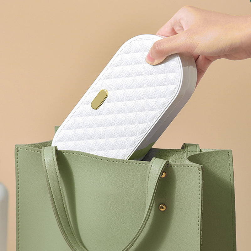 Carvallo Nähset i dubbel-etui | 20 färgglada spolar & läder-måttband | Kompakt & organiserat | 19,5×8,5×3,8 cm