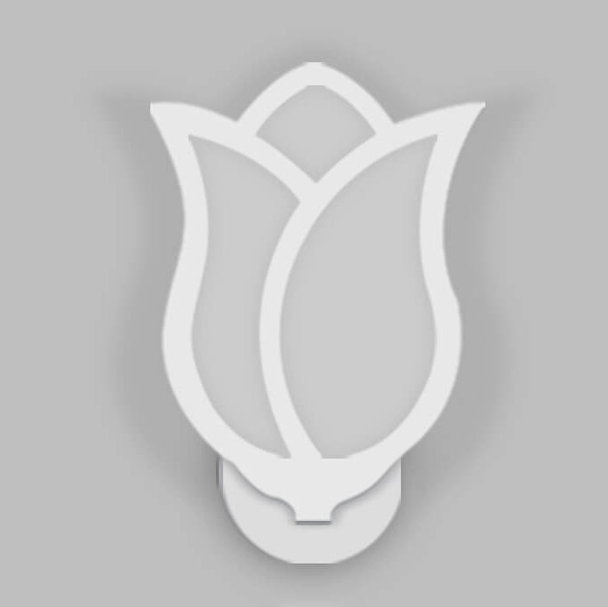 RoséGlow - Kreativ rosdesign LED vägglampa för en mysig atmosfär