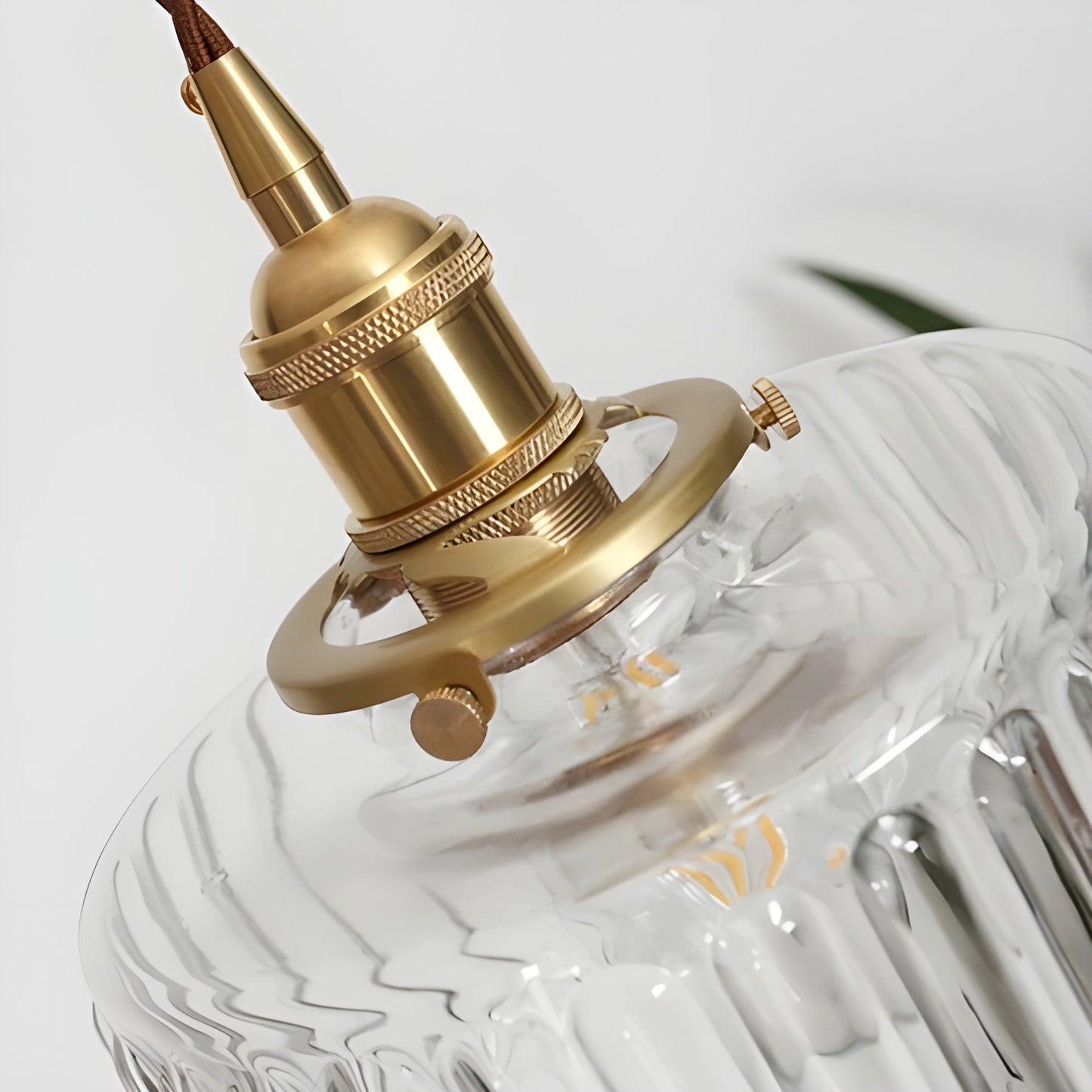 CrystalWave Light – Retro Kort Cylinder LED Hänglampa