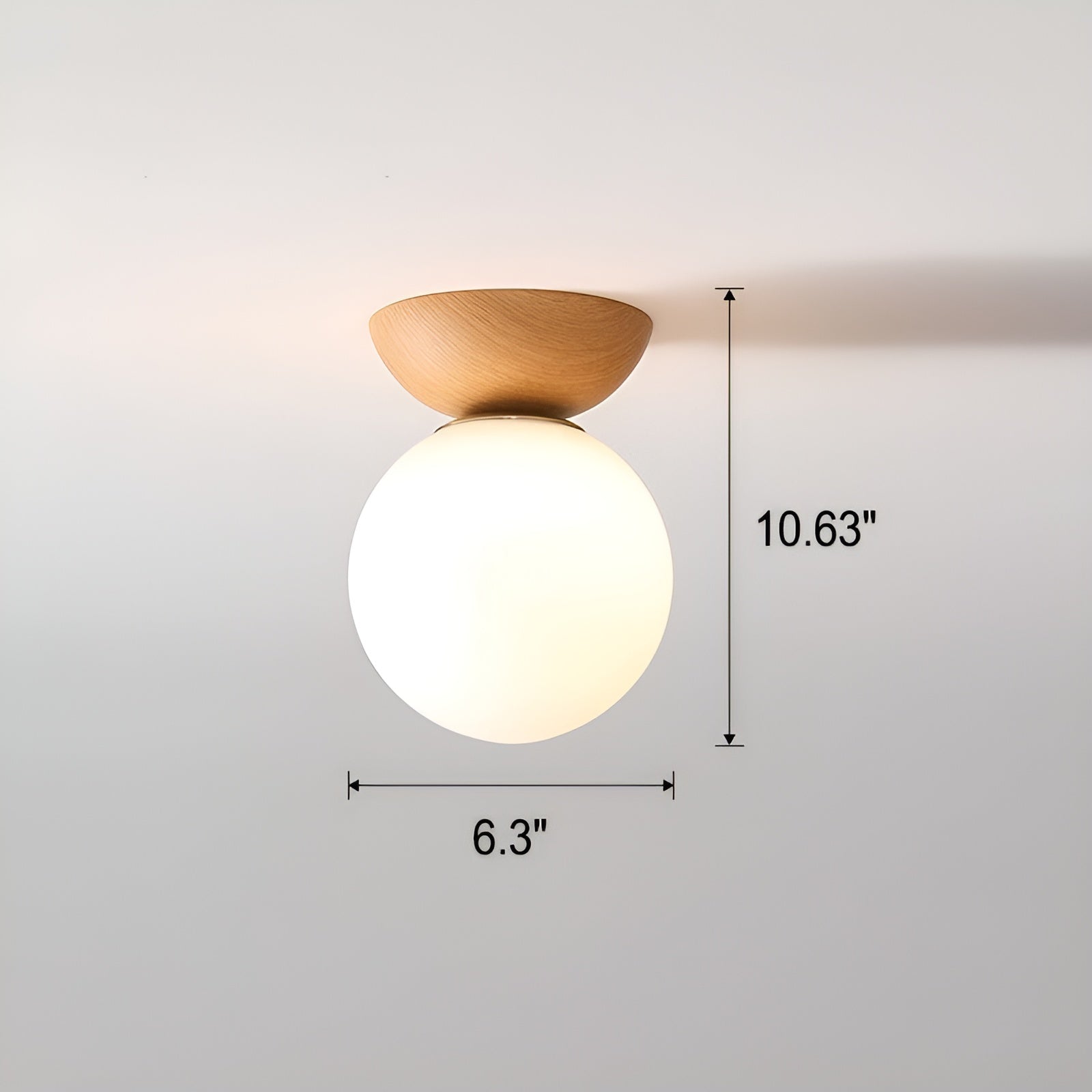 BalconyBloom Light - LED-taklampa i japansk stil