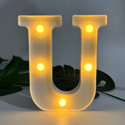 AlphaGlow - LED Dekorativ Bokstavslampa med Batteridrift