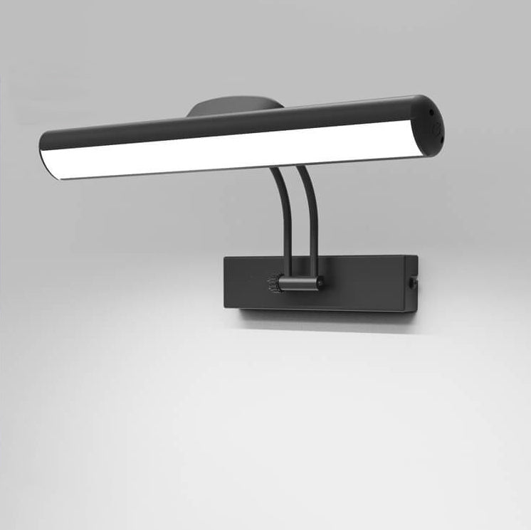 Minimalistisk justerbar LED-vägglampa i balkform för badrum