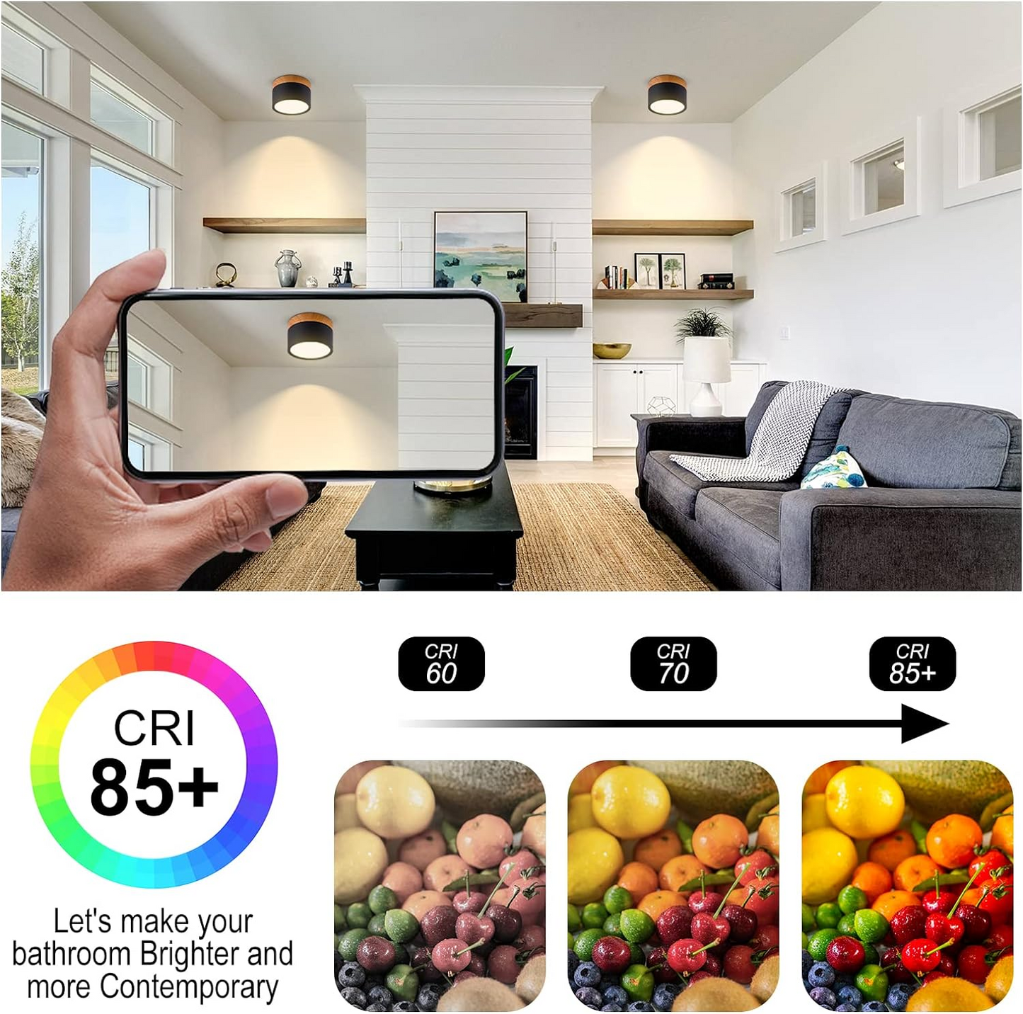 LED Taklampa Modern Flush Mount Cylinder