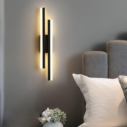Akryl LED Vägglampa | Vardagsrum | Metall-Akryl | 18,9&quot; Armatur | Brick by Brick