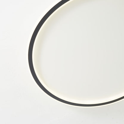 LunaNova - Modern Rund LED Taklampa Metall/Acryl