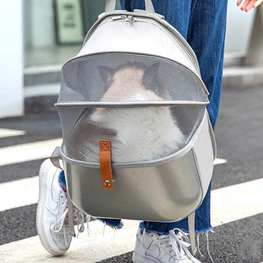 Andningsbar kattresväska – Rymlig, ventilerad och resevänlig