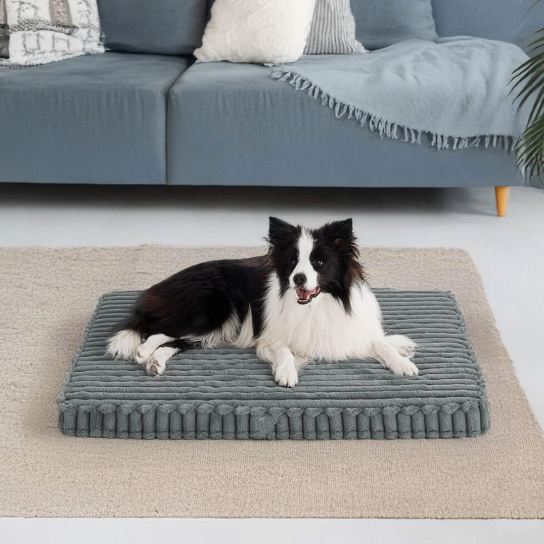 Faux Kaninpäls Ortopedisk Hundsäng Ultra Mjuk Varm Stödjande
