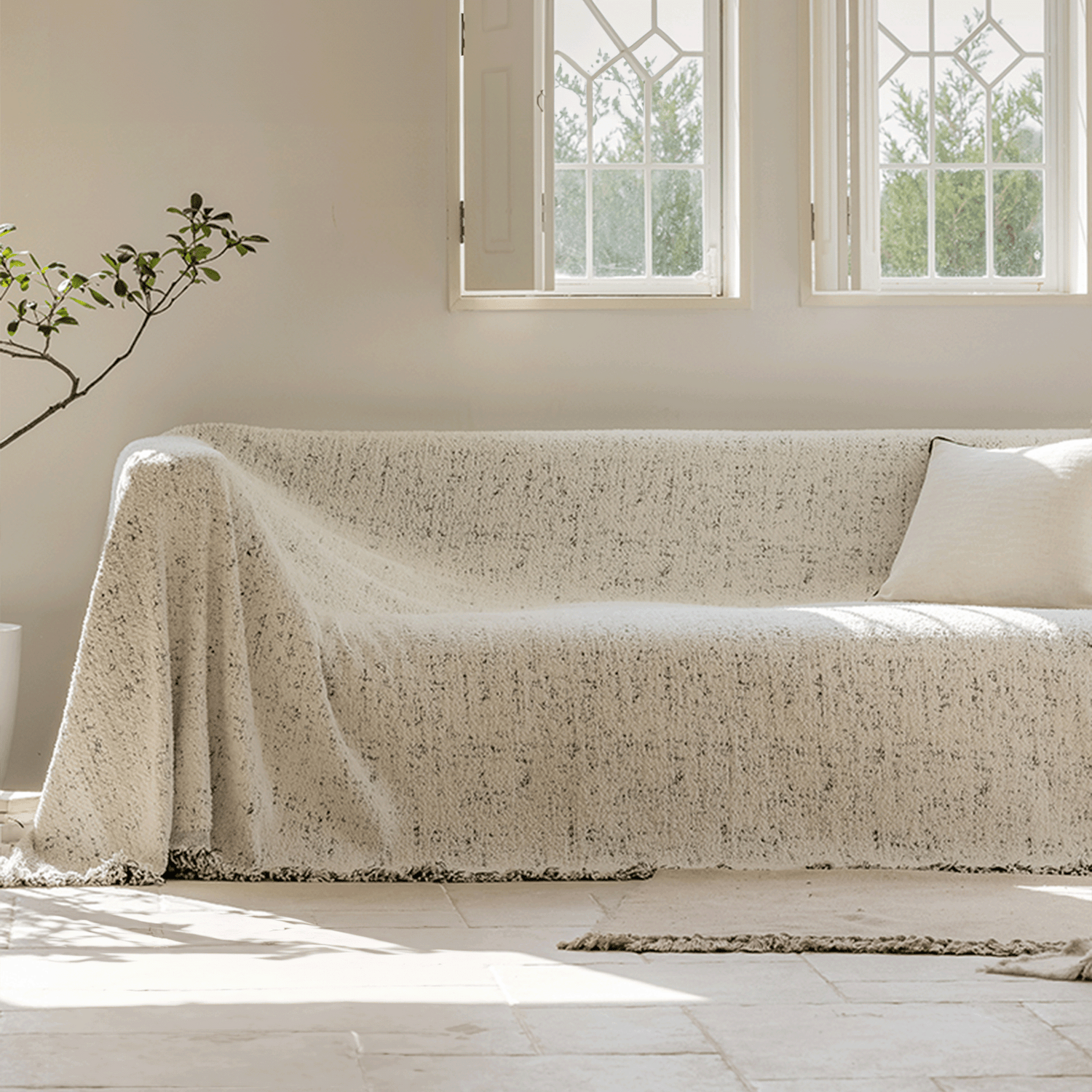 Sprinklade Prickar Sofföverdrag - Modernt, Stiligt &amp; Hållbart Soffskydd