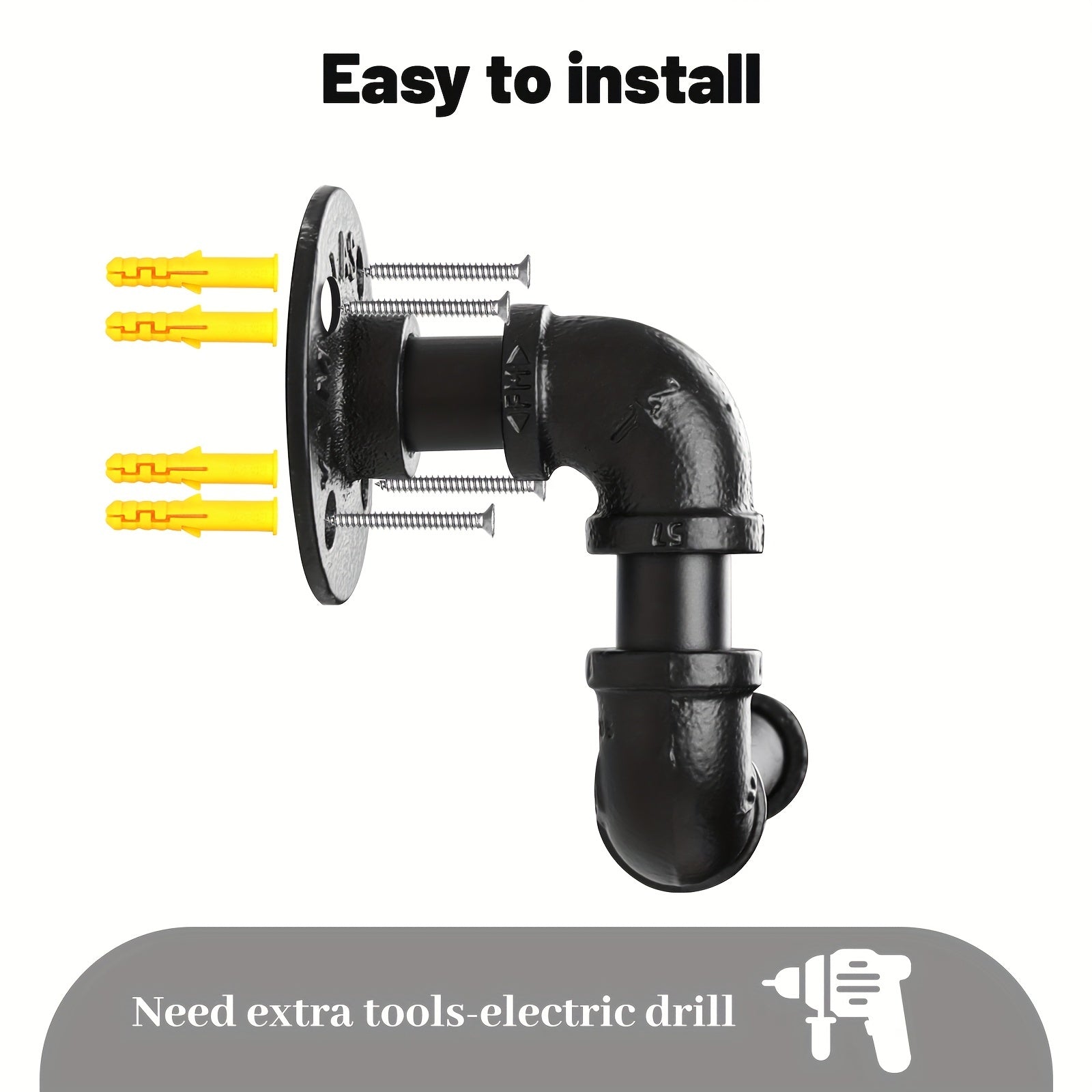 Industriell Toalettpapperhållare - För ett Stilrent Badrum