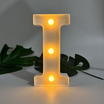 AlphaGlow - LED Dekorativ Bokstavslampa med Batteridrift