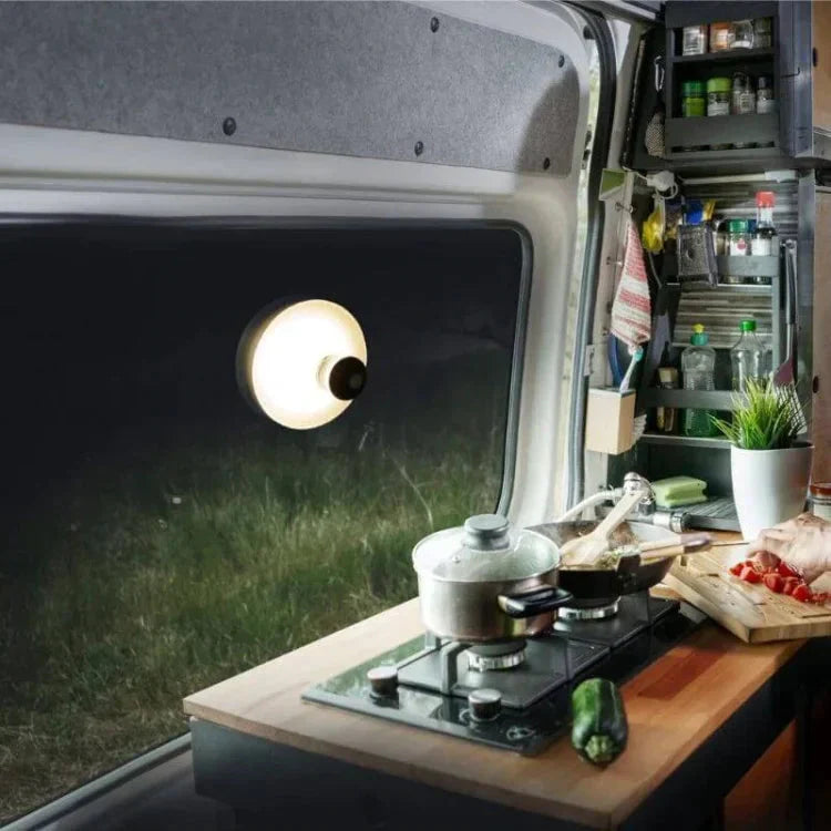 Sugkopps-LED-lampa – Uppladdningsbar och avtagbar