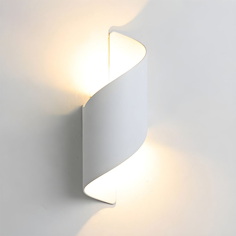 LED Vägglampa med Minimalistisk Aluminiumdesign