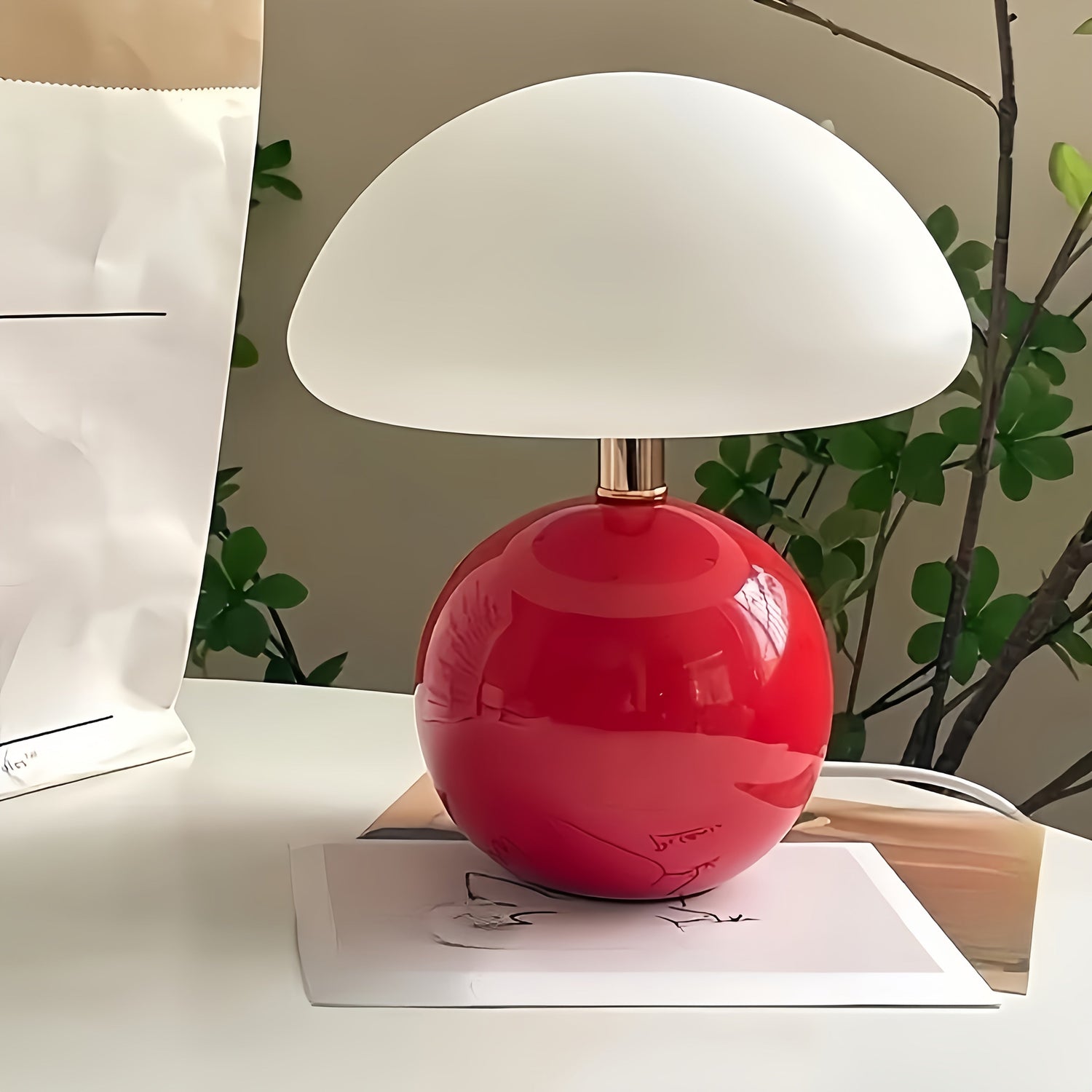 LED Svamp Bordslampa USB Plugin Flerfärgad Dekorationsljus