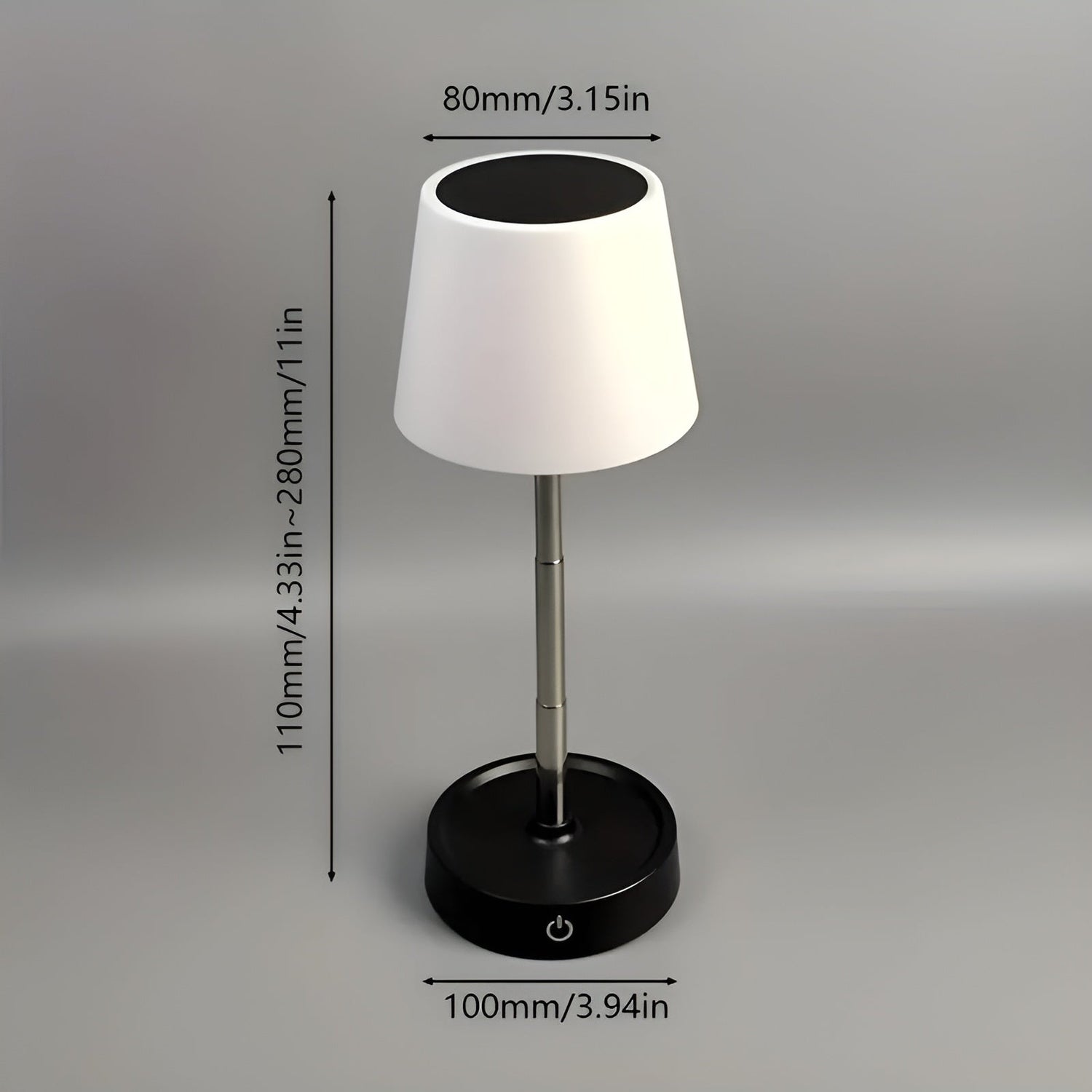 GlowLume Light - Återuppladdningsbar Touch-LED-bordslampa