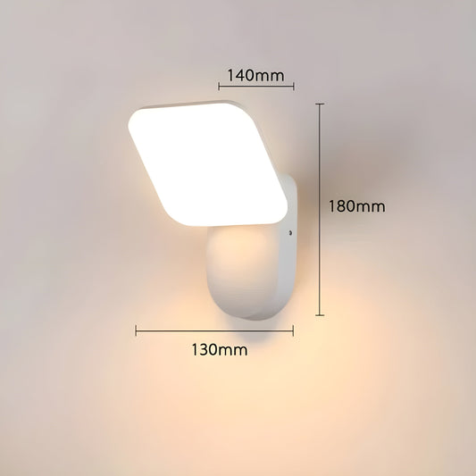 RadiantBeam Ljus - Vattentät Rörelsesensor LED Vägglampa